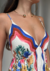 Vestido longo lenço floraline - loja online