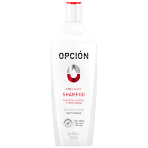 SHAMPOO QUERATINA VEGETAL (CABELLOS TEÑIDOS) X 350 OPCION