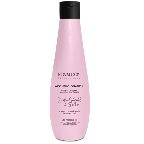 ACONDICIONADOR CON KERATINA & BAMBOO - NOVALOOK