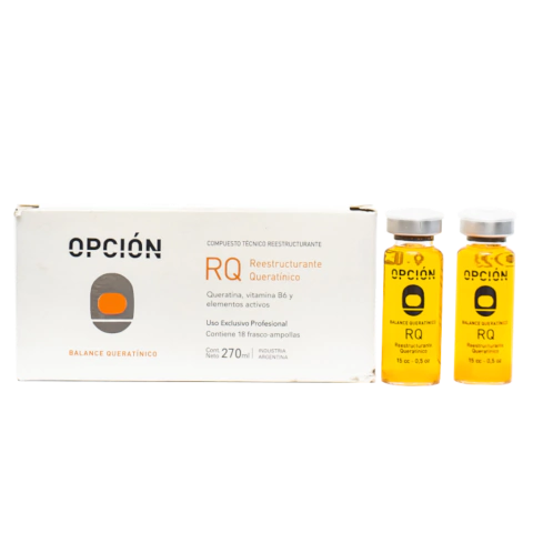 AMPOLLAS RESTRUCTURANTE QUERATINICO X18 UND.