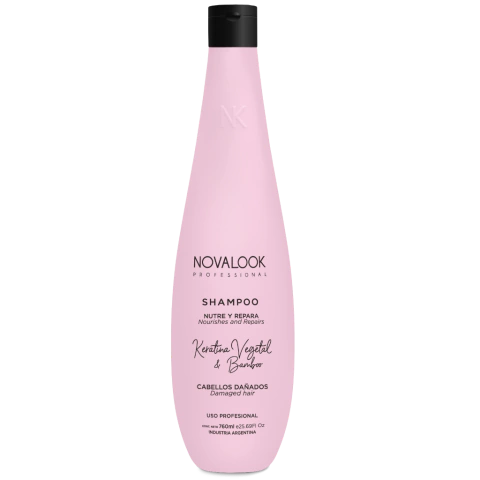 SHAMPOO CON KERATINA & BAMBOO CABELLO - NOVALOOK - comprar online