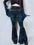 Calça Maxi Flare Deep Blue