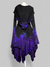 Vestido Pontas Élfico Fogo Violeta - comprar online