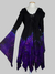 Vestido Pontas Élfico Fogo Violeta - Luna Íris
