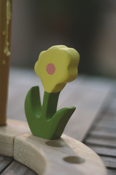 Flores de madera en internet