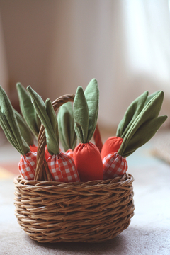 Zanahorias de tela