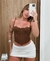 Cropped Corset Renda - comprar online