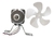 Micro Moto Ventilador 1/25 Elco Biv - Helice plastica G com suporte