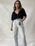 Blusa Preta Botões - comprar online