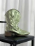 Bota Verde Cano Baixo Textura Cobra na internet
