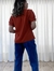Blusa Social Terracota na internet