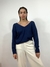 Suéter Tricot BASIC Azul Marinho