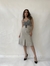 Saia Midi Cinza - comprar online
