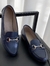Mocassim Couro Azul Marinho na internet