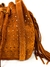 Bolsa franjas couro caramelo - Timeless Brechó