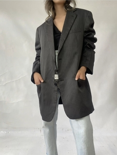 Blazer chumbo Risca De Giz - Timeless Brechó