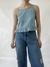Blusa Peplum jeans na internet