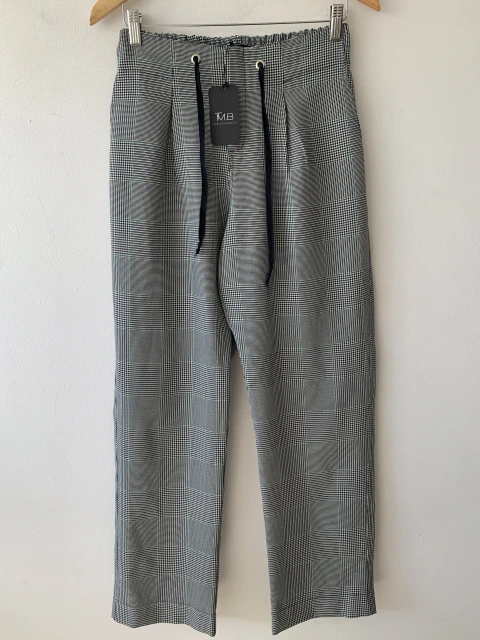 Calça pied poule xadrez (44)