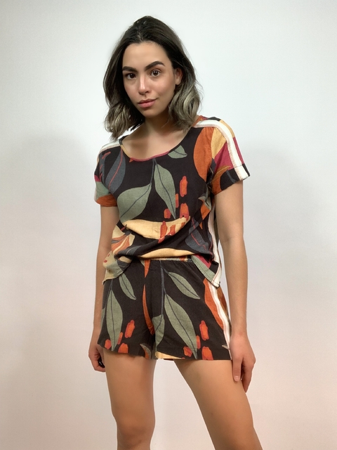 Conjunto Algodão Estampado - PISTACHIO