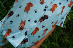 Salchipijama camisa/short celeste. - comprar online