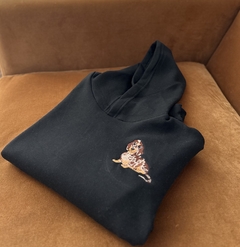 SALCHIBUZO oversize negro de perro arlequin marrón. - comprar online