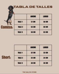 Salchipijama camisa/short celeste. en internet