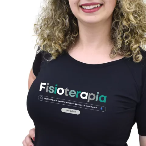 Tech T-shirt Feminina Fisioterapia profissão (F12)