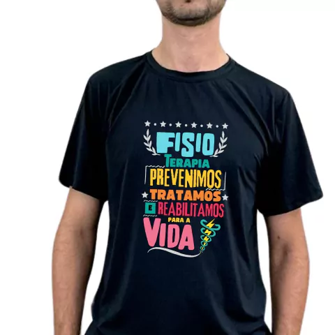 Tech Camiseta Unissex Fisio Reabilita (F15)
