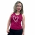 Regata Fresh Feminina Pilates Coração (P18) - comprar online