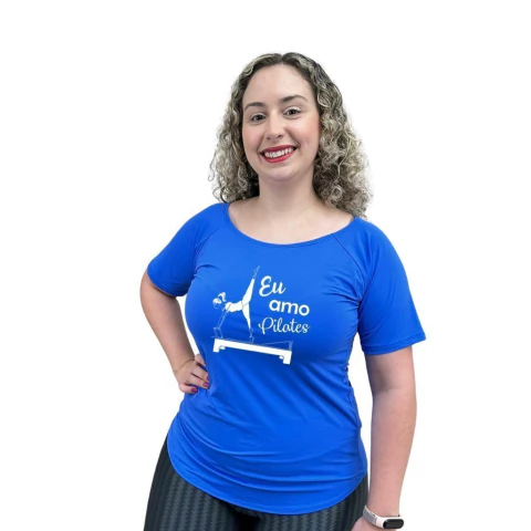 T-Shirt Feminina Amo Pilates (P31) - comprar online