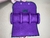 Case para Relógios - 3 Espaços, Preto/Roxo