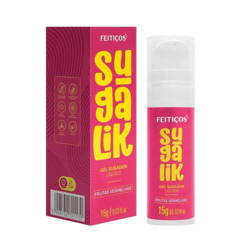 Sugalik sugador líquido frutas vermelhas