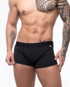 BOXER EM SUPLEX PRETO COM ENCHIMENTO BUMBUM