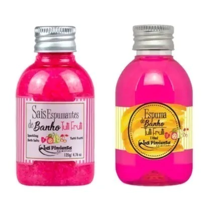 kit sais e espuma para banho