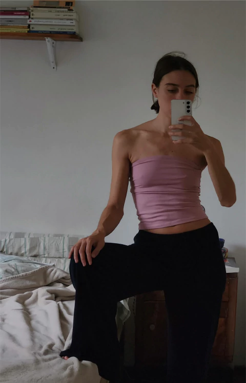 CINA strapless - rosa - comprar online