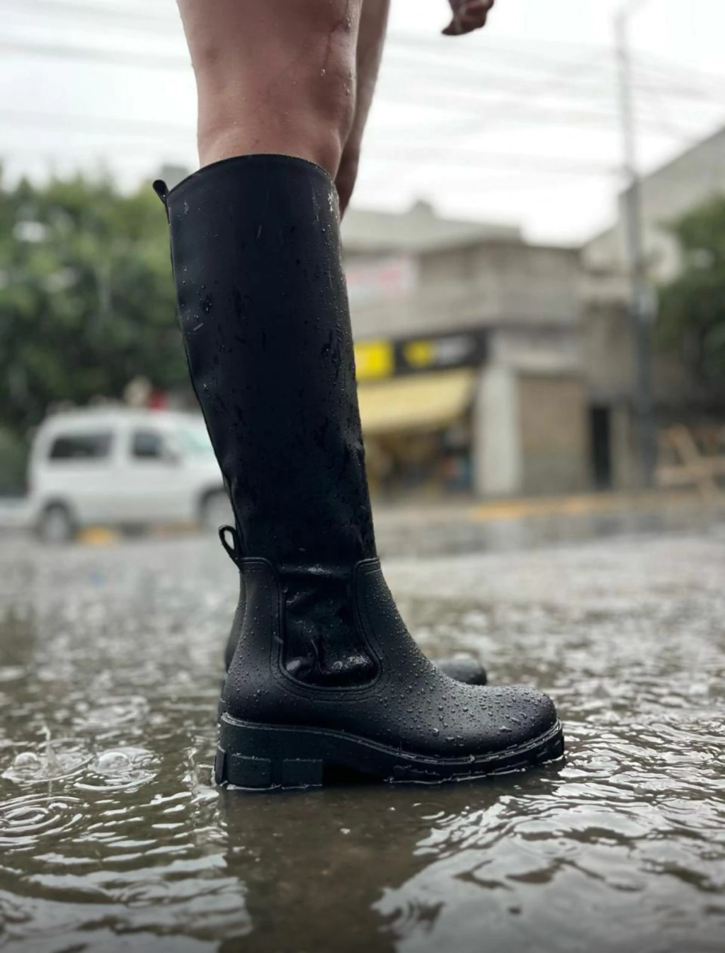 BOTAS DE LLUVIA BRUNA