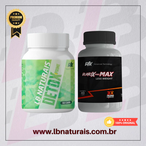 RX PRO MAX 40 CÁPS + DETOX 30 CÁPS