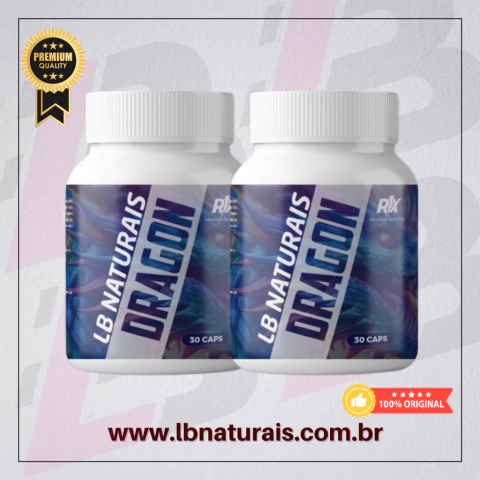 DOIS POTES DE DRAGON 30 CÁPSULAS CADA