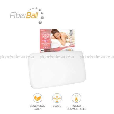 Almohada Fiberball Ultra Soft suave 61x40