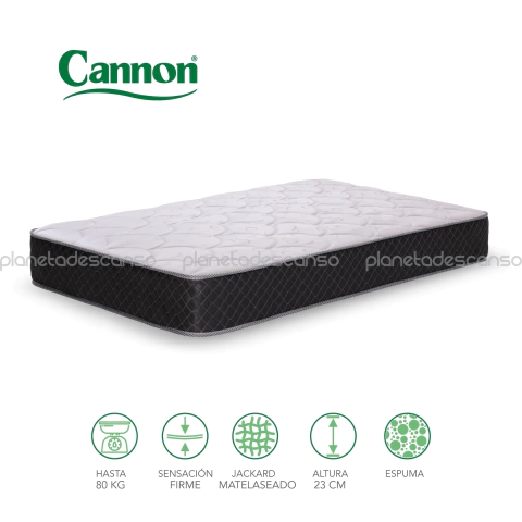 Colchón Cannon Princess 1 1/2 plaza 190x90x23