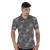 Polo Masculina Manga Curta Piquet Estampada - 9324