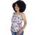 Blusa Feminina Sem Manga Crepe Estampado - 9606 na internet