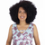 Blusa Feminina Sem Manga Crepe Estampado - 9606 - comprar online