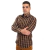Camisa Masculina Slim Manga Longa Xadrez - 9703 na internet