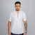 Bata Masculina Casual Manga Curta com Cadarço - 7628