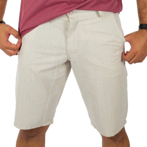 Bermuda Masculina Sport Fino Linho e Algodão - 0802