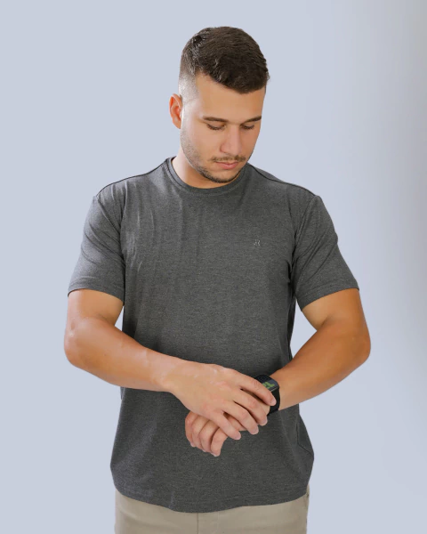 Camiseta Masculina Manga Curta Malha Gola Careca - 3304 - comprar online