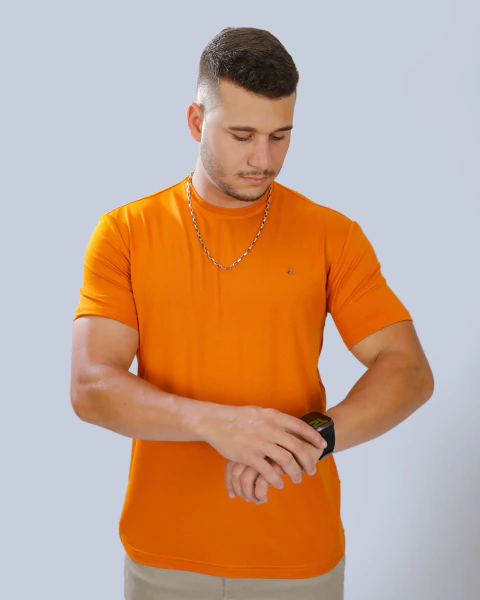 Camiseta Masculina Manga Curta Malha Gola Careca - 3304 - comprar online