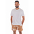 Camiseta Masculina Manga Curta Malha Gola Careca Lisa - 3480 na internet