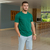 Camiseta Masculina Manga Curta Malha Gola Careca Lisa - 3519 na internet